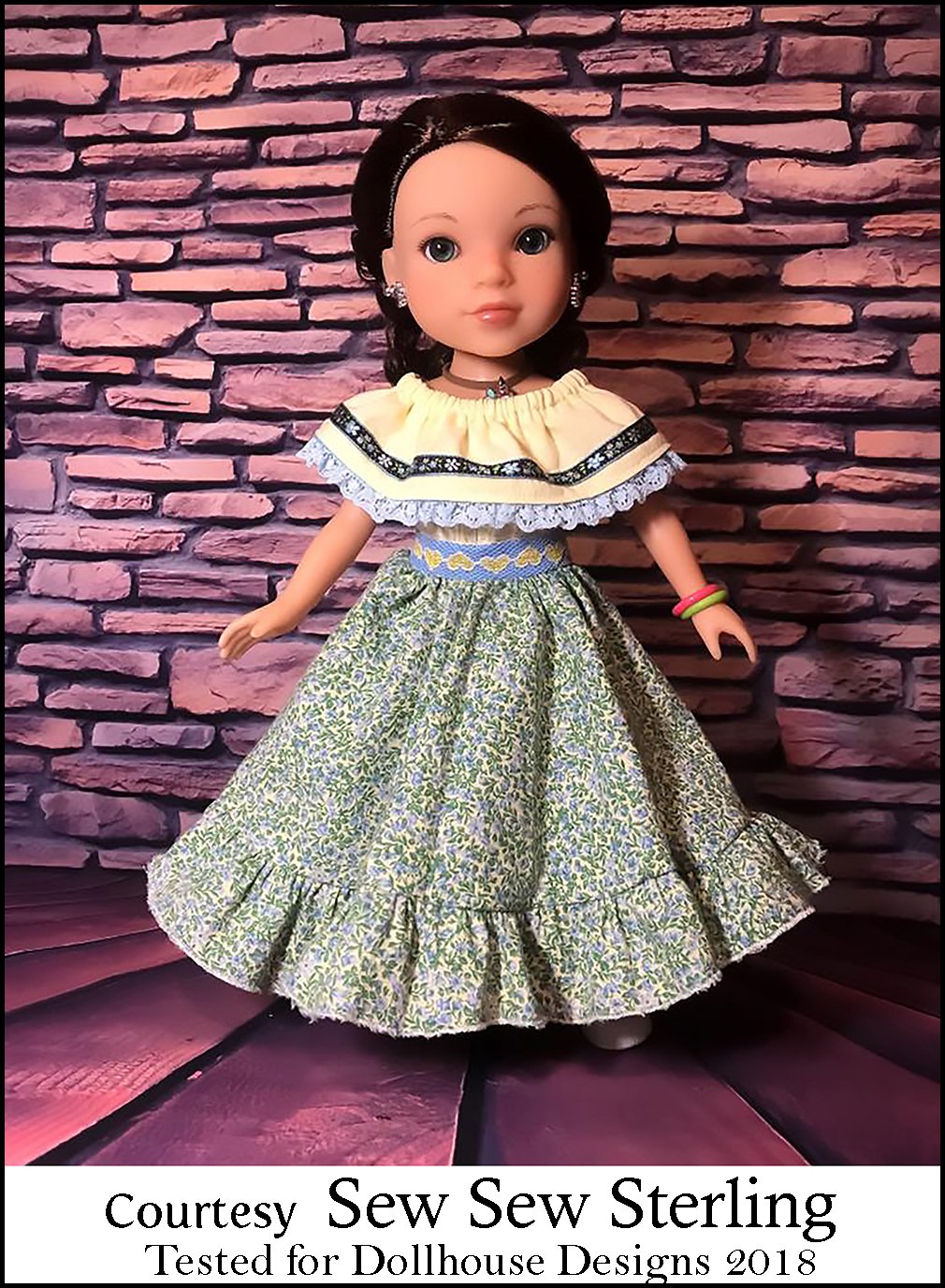 Fiesta Folklorico Dress & Blouse 14-14.5