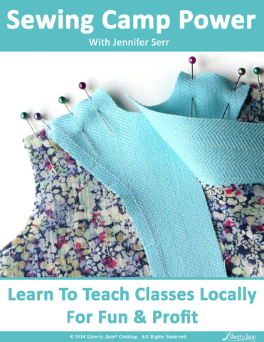 Bonjour Teaspoon Classes Sewing Camp Power Pixie Faire