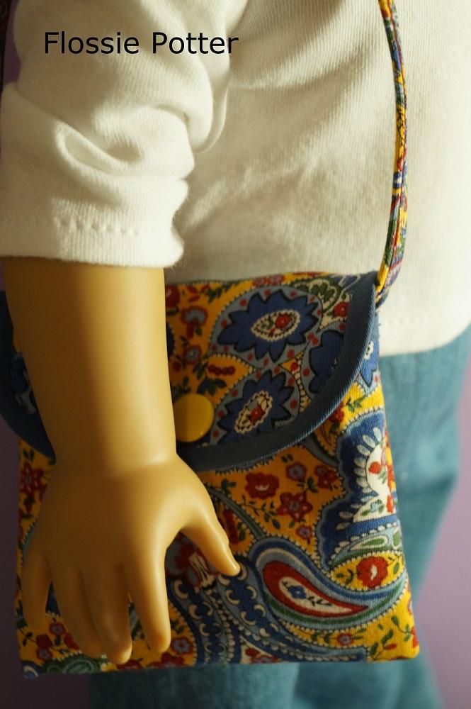 Flossie Potter 18 Inch Historical Shoulder Bag & Wallet Set 18" Doll Accessories Pixie Faire
