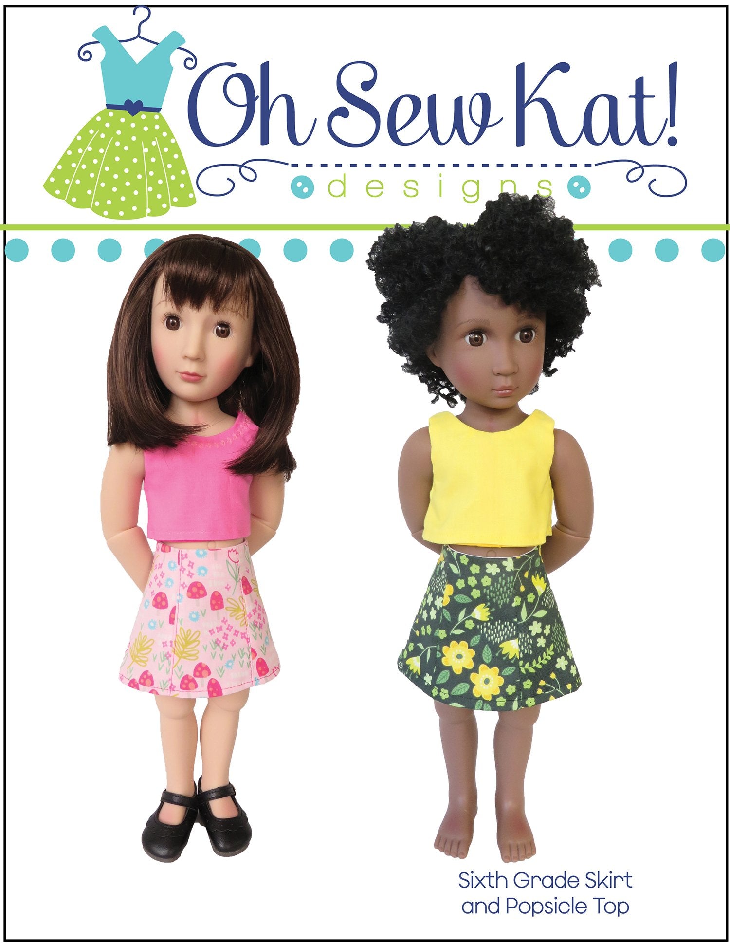 Oh Sew Kat A Girl For All Time Sixth Grade Skirt Pattern For A Girl For All Time Dolls Pixie Faire