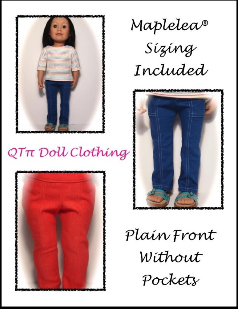 QTπ Doll Clothing 18 Inch Modern Skinny Utility Pant 18" Doll Clothes Pixie Faire