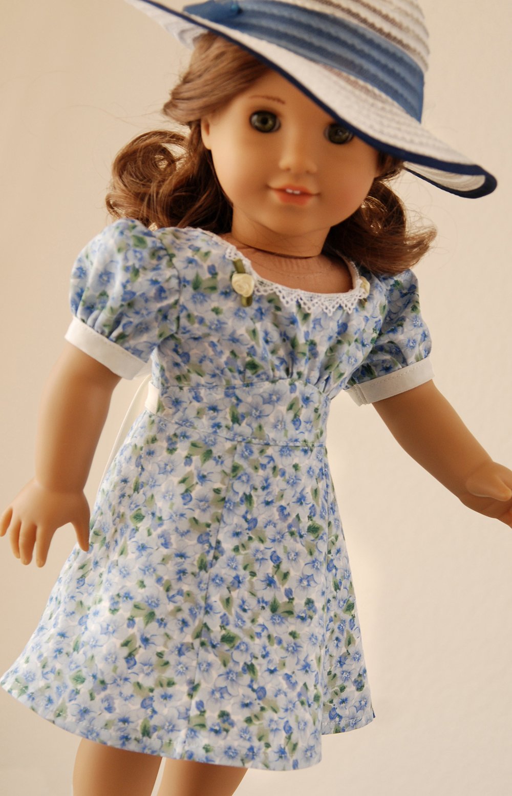 Dollhouse Designs 18 Inch Historical Sleuth 1930s Dress 18" Doll Clothes Pattern Pixie Faire