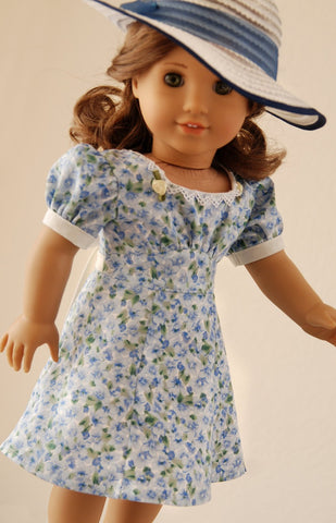Dollhouse Designs 18 Inch Historical Sleuth 1930s Dress 18" Doll Clothes Pattern Pixie Faire