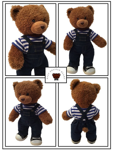 Best Dressed Bears Build-A-Bear Denver Dungarees Pattern for Build-A-Bear Dolls Pixie Faire