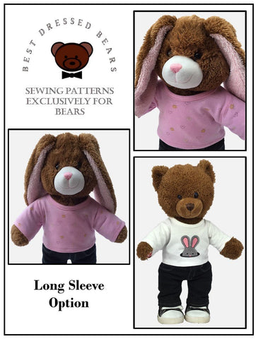 Best Dressed Bears Build-A-Bear Twickenham T-Shirt Pattern for Build-A-Bear Dolls Pixie Faire