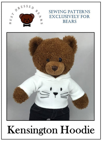 Best Dressed Bears Build-A-Bear Kensington Hoodie Pattern for Build-A-Bear Dolls Pixie Faire