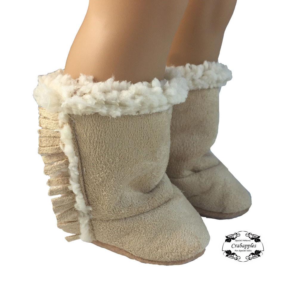 Crabapples Journey Girl Cozy Boots Pattern for Journey Girls and Kidz N Cats Dolls Pixie Faire