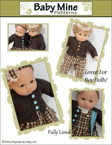 Baby Mine Bitty Baby/Twin Snappy Little Jacket 15" Baby Doll Clothes Pixie Faire