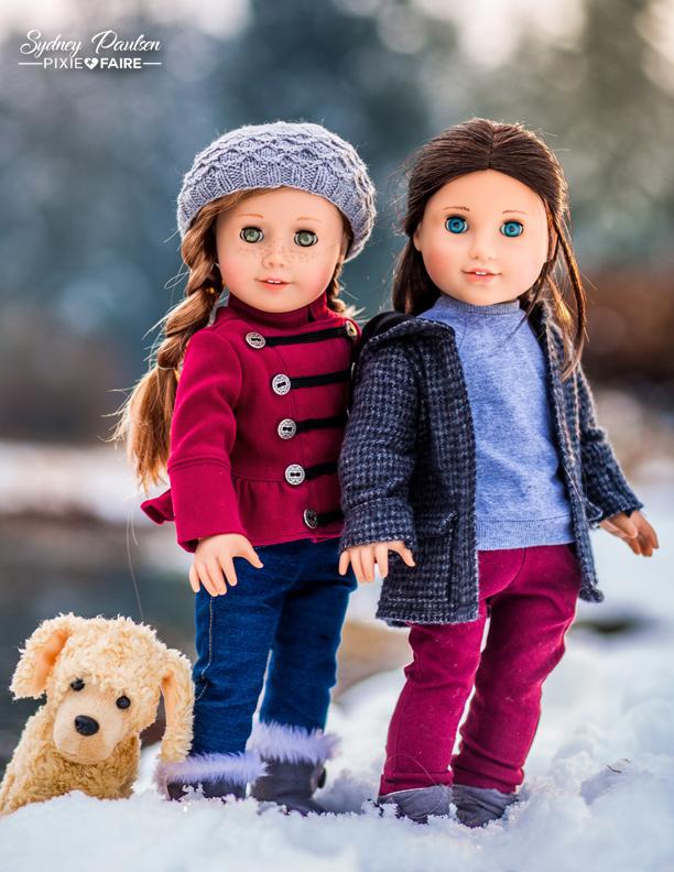 Liberty Jane 18 Inch Modern Snow Club Jacket 18" Dolls Pattern Pixie Faire