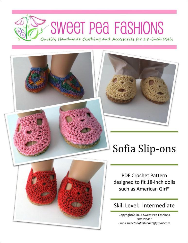 Crochet american girl doll shoes Clearance