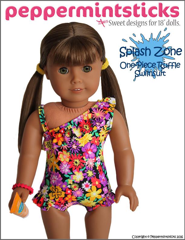 Peppermintsticks 18 Inch Modern Splash Zone 18" Doll Clothes Pixie Faire