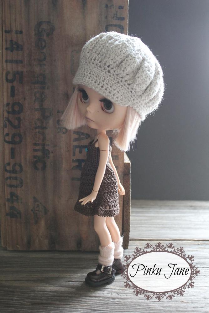 Pinku Jane Strappy Crochet Dress Doll Clothes Crochet Pattern For 12