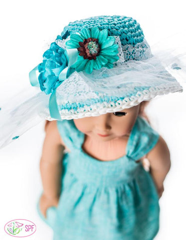 Sweet Pea Fashions Crochet Springtime Straw Hat Crochet Pattern Pixie Faire