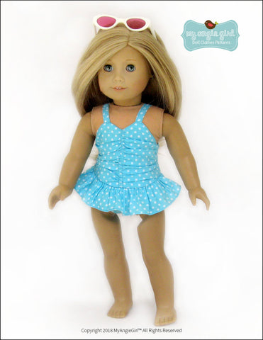 My Angie Girl 18 Inch Modern Sun Bathing Cutie 18" Doll Clothes Pixie Faire