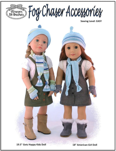 Forever 18 Inches 18 Inch Modern Fog Chaser Accessories 18-19" Doll Clothes Pattern Pixie Faire