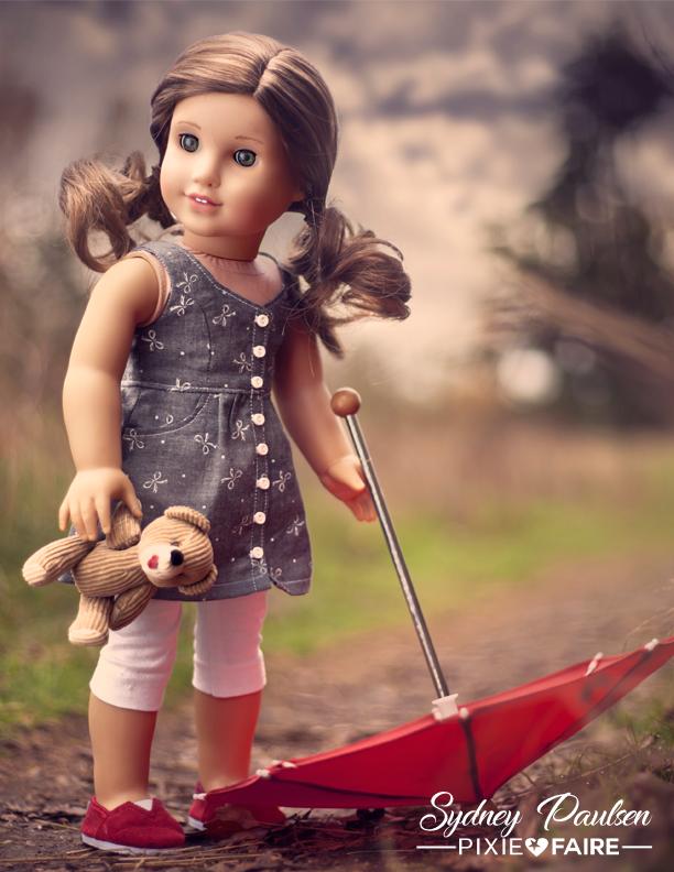 Liberty Jane 18 Inch Modern Surfrider Sundress and Romper 18” Doll Clothes Pattern Pixie Faire
