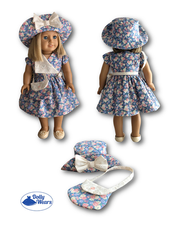 Dolly Wears 18 Inch Modern Sweet Adaline 18" Doll Clothes Pattern Pixie Faire