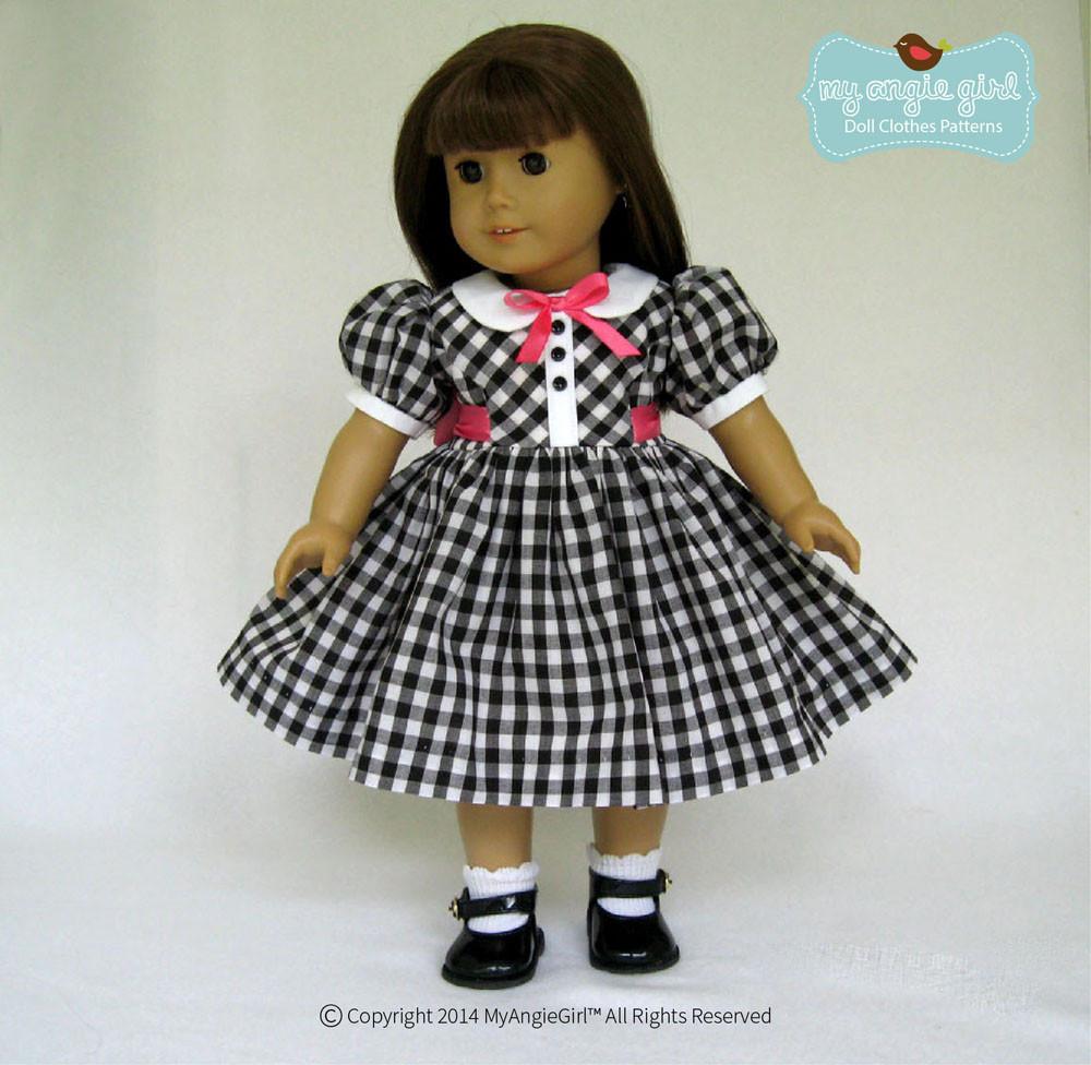 My Angie Girl 18 Inch Modern Sweet Essentials Dress 18" Doll Clothes Pixie Faire