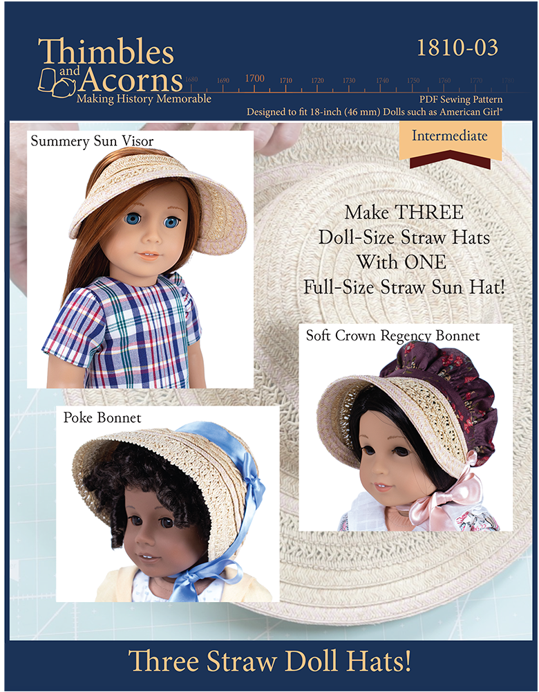 18 inch doll hats hotsell