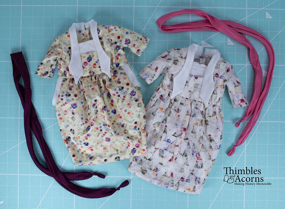 Thimbles and Acorns 18 Inch Historical 1918 Bowling Pin Dress 18" Doll Clothes Pattern Pixie Faire