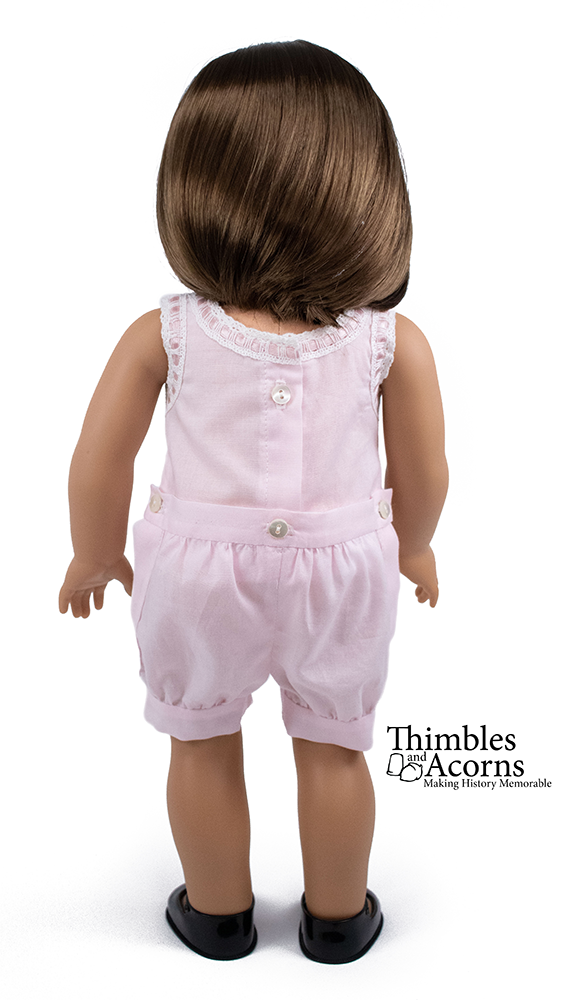 Thimbles and Acorns 18 Inch Historical 1920s Girl's Combination Underwear 18" Doll Clothes Pattern Pixie Faire