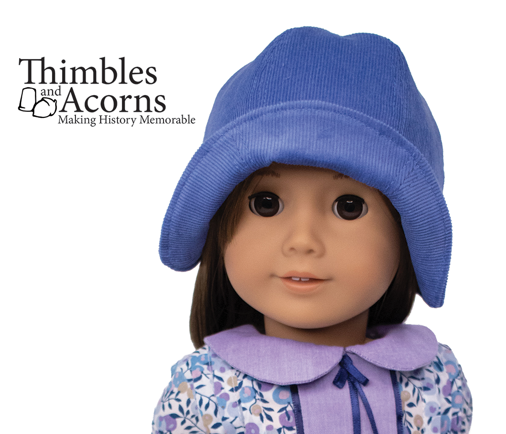 Thimbles and Acorns 18 Inch Historical Mary Brooks Cloche Doll Clothes Pattern For 18" Dolls Pixie Faire