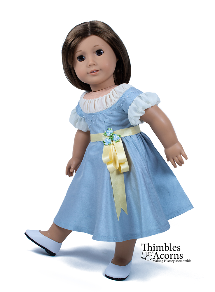 Thimbles and Acorns 18 Inch Historical So Long, Farewell Dress 18" Doll Clothes Pattern Pixie Faire