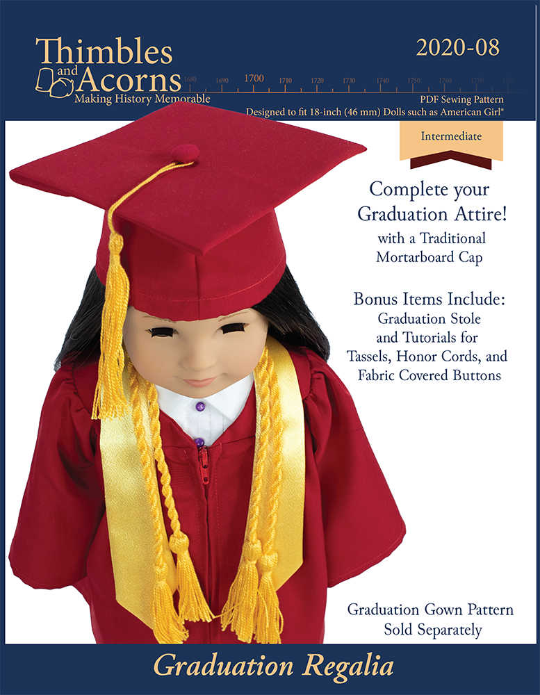 Thimbles and Acorns SWC 18 Inch Modern Graduation Regalia For SWC Pixie Faire