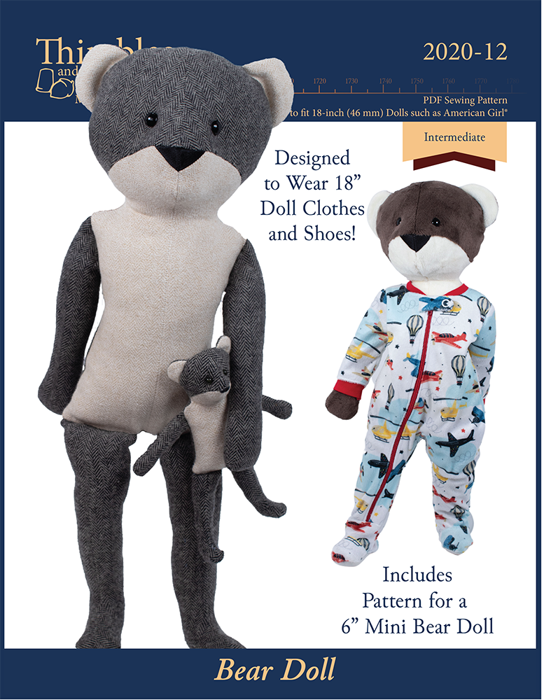 Bear Doll 18 bear-doll-18-cloth-doll-pattern