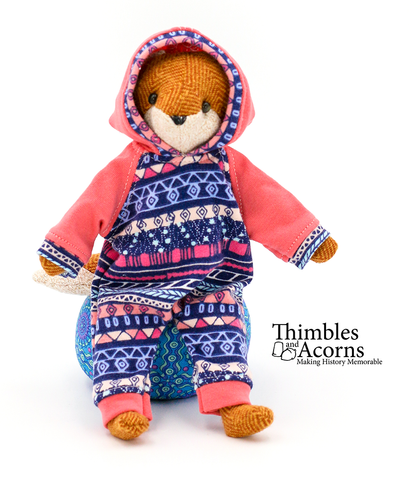 Thimbles and Acorns Cloth doll Fox Doll 18" Cloth Doll Pattern Pixie Faire