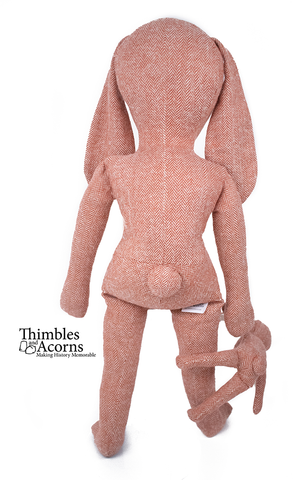 Thimbles and Acorns Cloth doll Rabbit Doll 18" Cloth Doll Pattern Pixie Faire