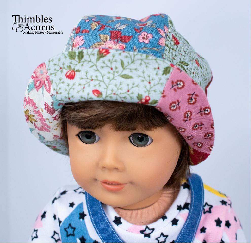 Thimbles and Acorns 18 Inch Modern Bonnie Beret Doll Clothes Pattern For 18" Dolls Pixie Faire