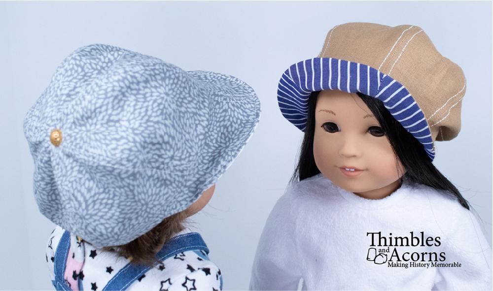 Thimbles and Acorns 18 Inch Modern Bonnie Beret Doll Clothes Pattern For 18" Dolls Pixie Faire