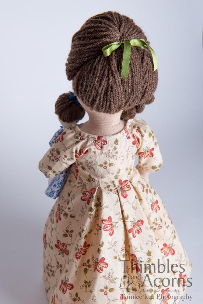 Thimbles and Acorns Cloth doll Pandora, an 18th Century Fashion Doll 18" Cloth Doll Pattern Pixie Faire