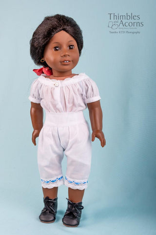 Thimbles and Acorns 18 Inch Historical Victorian Unmentionables 18" Doll Clothes Pixie Faire