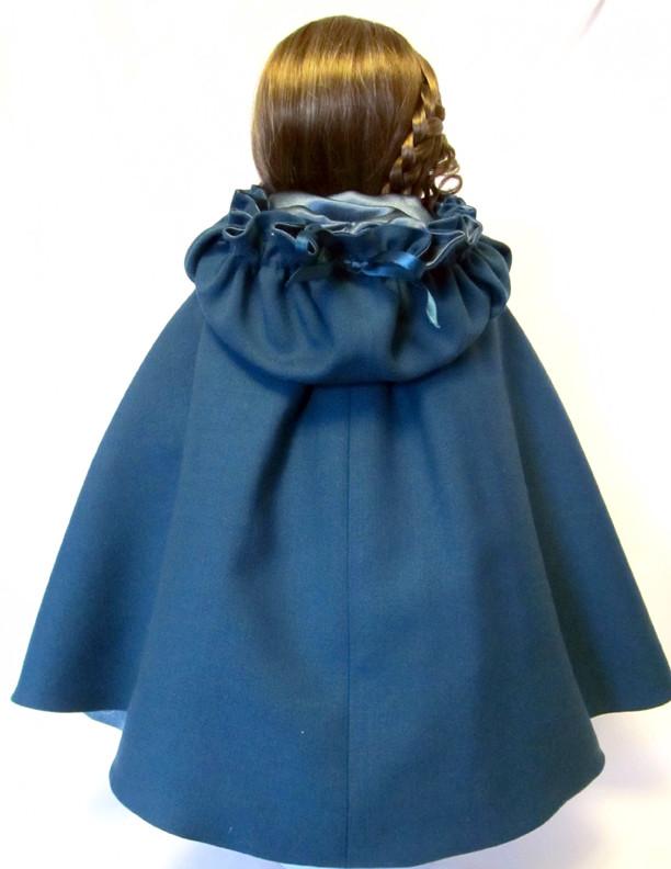 Thimbles and Acorns 18 Inch Historical Irish Kinsale Cloak 18" Doll Clothes Pattern Pixie Faire