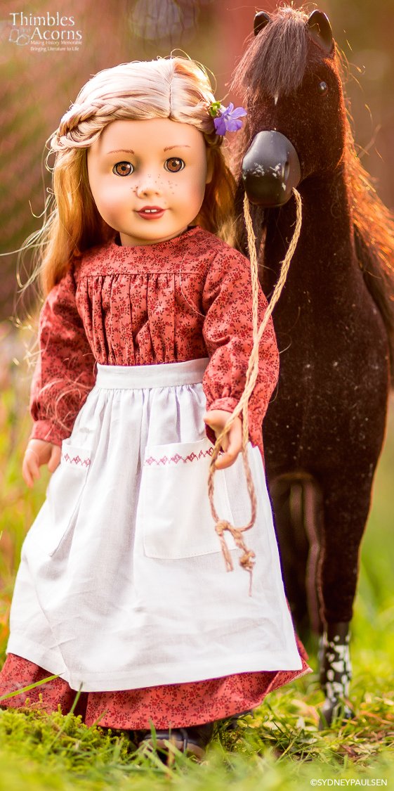 Girls dress with sale matching doll dress