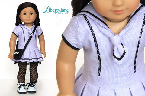 Liberty Jane 18 Inch Modern Cosplay Day Dress 18" Doll Clothes Pattern Pixie Faire