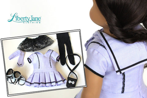 Liberty Jane 18 Inch Modern Cosplay Day Dress 18" Doll Clothes Pattern Pixie Faire