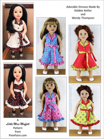Little Miss Muffett Australian Girl Topsy Turvy Pattern for Australian Girl Dolls Pixie Faire