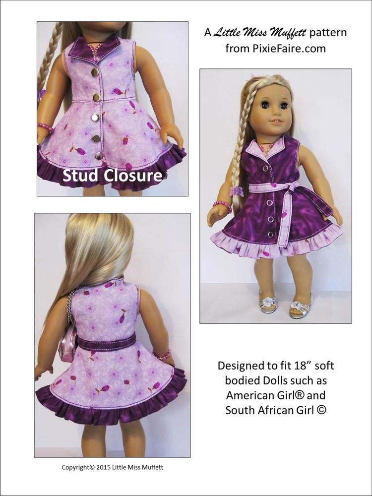Little Miss Muffett 18 Inch Modern Topsy Turvy 18" Doll Clothes Pixie Faire