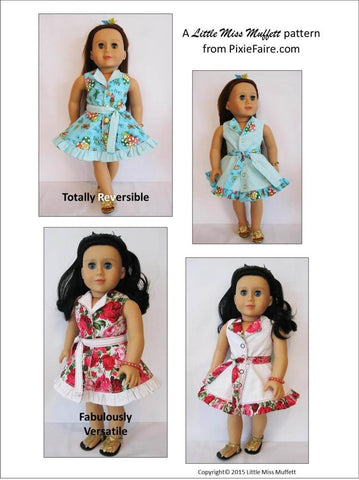 Little Miss Muffett 18 Inch Modern Topsy Turvy 18" Doll Clothes Pixie Faire