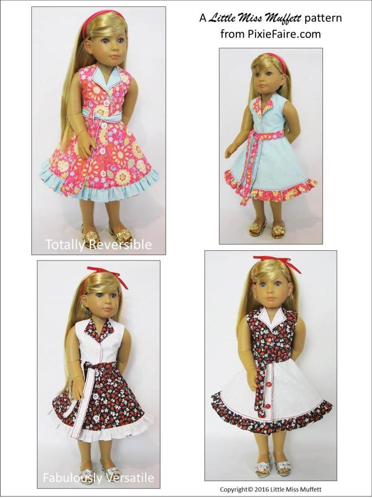 Little Miss Muffett Kidz n Cats Topsy Turvy Pattern for Kidz N Cats Dolls Pixie Faire