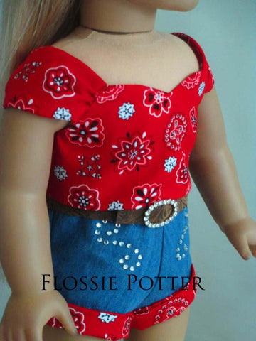 Flossie Potter 18 Inch Modern Town and Country Set 18" Doll Clothes Pattern Pixie Faire