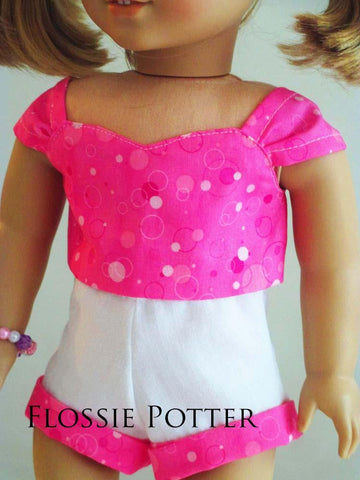 Flossie Potter 18 Inch Modern Town and Country Set 18" Doll Clothes Pattern Pixie Faire