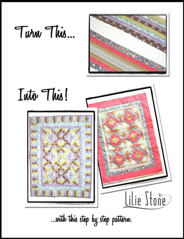 Lilie Stone 18 Inch Modern Tropical Illusion Quilting Pattern Pixie Faire