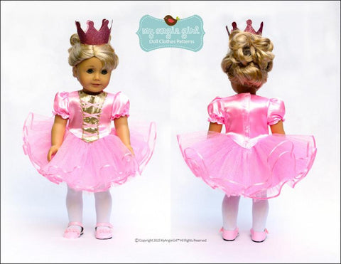My Angie Girl 18 Inch Modern Tutu Cute Story Book Dress-Up Costume Dress 18" Doll Clothes Pixie Faire