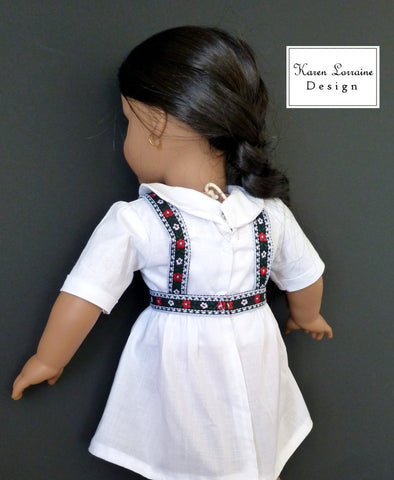 Karen Lorraine Design 18 Inch Historical Tyrol 18" Doll Clothes Pattern Pixie Faire