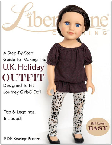 Liberty Jane Journey Girl U.K. Holiday Outfit for Journey Girls Dolls Pixie Faire