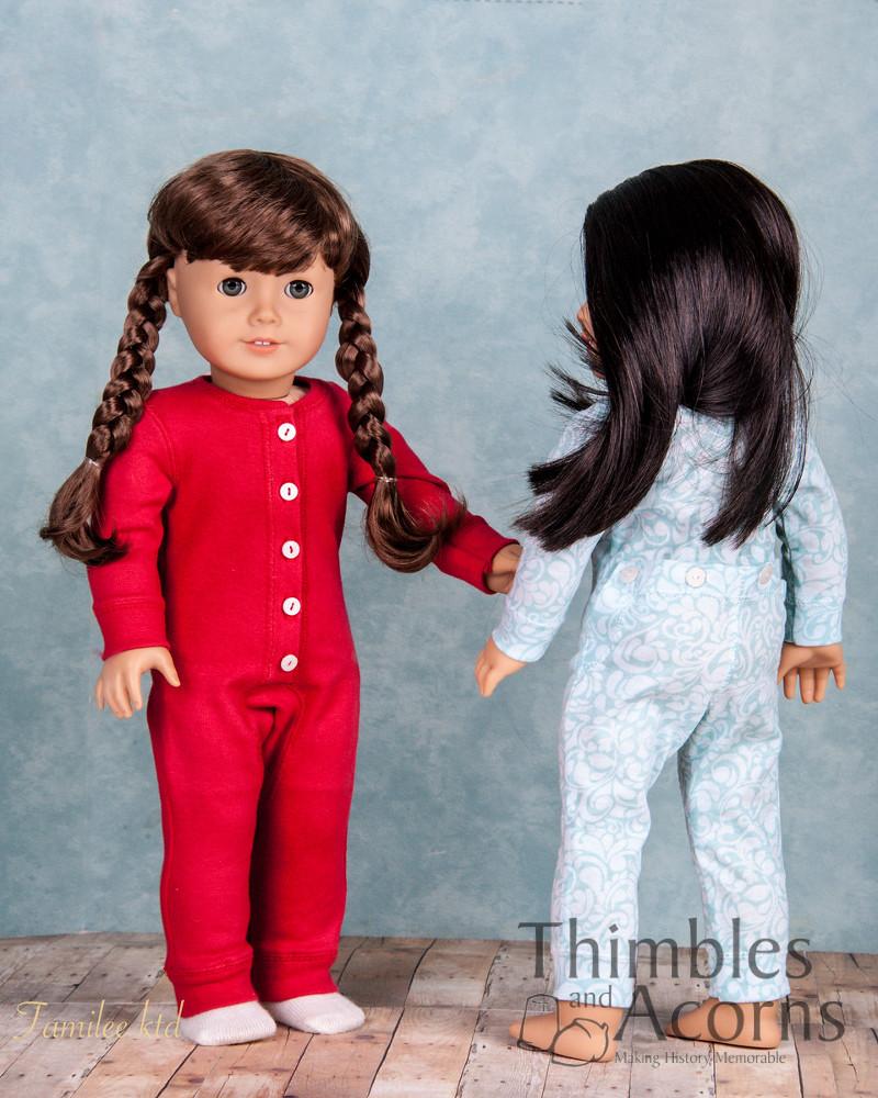 Union Suit Doll Clothes Pattern 18 Inch Dolls such as American Girl®